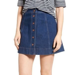 Madewell Metropolis Denim Skirt